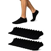 Basic Treasure 12 Pairs Cotton Sports Socks Breathable Short Socks Unisex Black White Grey | Negro/Blanco/Gris, Algod&oacute;n Trans