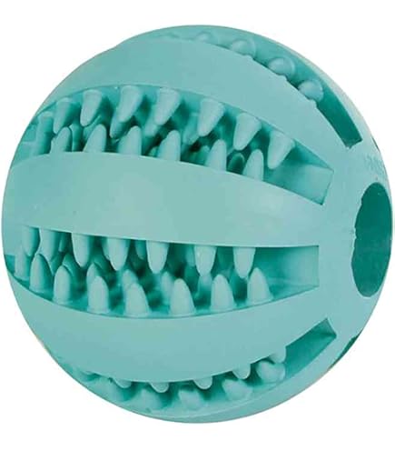 3 Palline Per Cani In Gomma Naturale - Giocattolo Dispenser Snack, Pulizia Denti - Foto 8