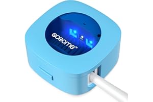 ‎OOCOME OOCOME UV-Desinfektionsgerät für Zahnbürsten mit Halter, tragbarer Zahnbürsten-Sterilisator zur Tiefenreinigung, Zahnbürstenreinigerhalter mit Aufkleber, Organizer-Etui für Reisen, Familie, Blau