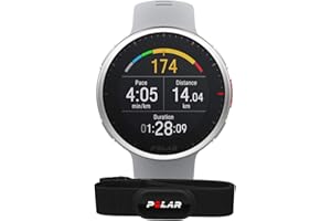 Polar Vantage V2 with H10 Heart Rate Monitor - Premium Multisport GPS Smart Watch, Wrist-Based HR for Running, Swimming, Cycling, Strength Training - Music Controls, Weather, Phone Notifications