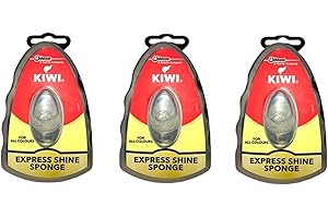 Kiwi Express Shoe Shine Spugna neutra 5,9 ml (confezione da 3)