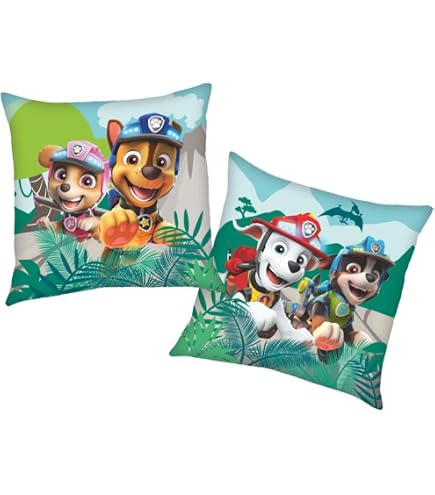 Coussin Forme Pat Patrouille JOY - 35x38 Cm, 100% Polyester, Imprimé Recto-verso, Certifié Oeko-Tex - 2