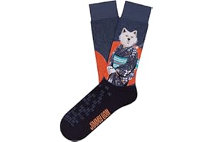 Jimmy Lion Calcetines de Animales fabricados en algodón peinado. Tallas 36-40 | 41-46 en media caña.