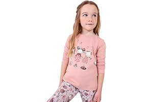 MAYORAL Camiseta Manga Larga Niña – Camiseta Niña – Rosa - Verde- Azul- Ropa Niña de 2 años a 8 años – Ropa de Regalo para Vestir