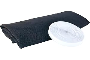 Windhager Insektenschutz Fenstergitter Schädlingsschutz Fliegengitter Insektenschutzgewebe, elastisch, Gute Durchsicht, inkl. Montage-Klettband, anthrazit, 130 x 150 cm, 03386