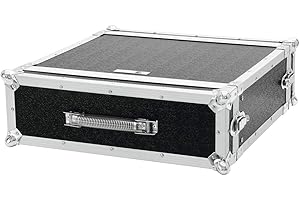 Roadinger Effektrack CO DD, 3 HE, 40cm tief für 483-mm-Steuer- und -Effektgeräte (19") | 2 abnehmbare Deckel | Eingebaute Rackschienen