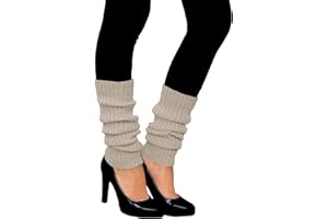 Oblique Unique® Sexy Damen Bein Stulpen Strümpfe für 80er Jahre 80s Motto Party Fasching Karneval Tanzen Aerobic Kostüm Accessoires