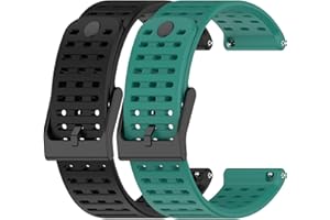 Chofit Paski kompatybilne z Suunto 9 Peak Pro / Vertical Strap, 2-pak, miękki silikonowy sportowy zamiennik opaski na nadgarstek do Suunto 9 Peak Pro/Vertical