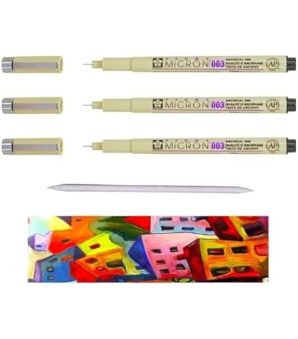 COPIC Multiliner 0,03 Mm Marrone - Penna A Inchiostro Pigmentato Resistente All'Acqua Per Disegno E Illustrazione