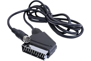 Young Wolf Real RGB Scart Cable TV Lead Compatible with Sega Saturn 1.8 Meters Length
