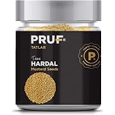 Pruf Hardal Tane/Mustard Seeds 215 gr. Sağlıklı Cam Kavanoz