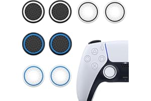 UEAVOID 4 Paare im Set Thumbstick Grip Kappen | Zubehör für PS5 und PS4 | Controller Aufsätze für besseren Grip und Schutz der Sticks