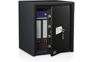 BURG WÄCHTER BURG-WÄCHTER Cassaforte combinazione, cassaforte hotel, Combi-Line, livello sicurezza S2, protezione antincendio LFS 30 P, testata VdS, 50 l, 77 kg, CL 440 K, nero