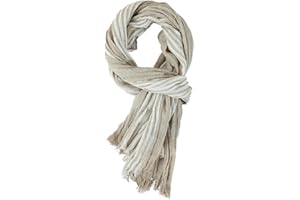 Naoyoshi Men Scarf Cotton Linen Striped Men's Scarves Warm Pashmina Neckerchief Fashion Male Shawls