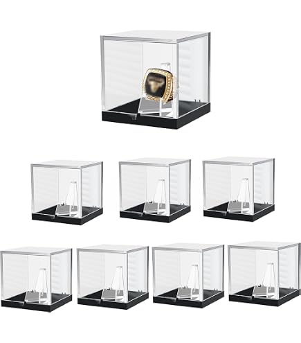 Gobesty – 12 Vitrines Acryliques Empilables Pour Mini-figurines, Anti-poussière Et Super Claires !
