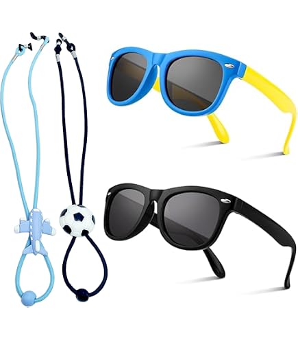 Lunettes De Soleil Enfants 6 Mois-3 Ans - Polarisées Et Flexibles - Protection UV100% - Idéales Plage Et Sport