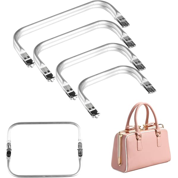 QUARKZMAN 4 Pièces Attaches De Côté Pour Sac - Boucle Feuille Métal Doré Avec Anneau D 36mm