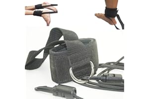 AUXPHOME Lot de 2 sangles d'exercice de natation stationnaires / sangle de cheville élastique pour la natation - Système stationnaire pour nageur - Laisse d'entraînement pour piscine et spas