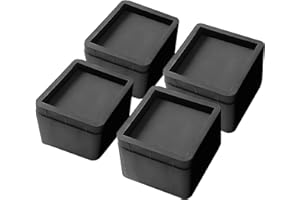 Iriisy 4Pcs Elevador de Muebles Alza de Mueble de 7cm elevadores de Cama de Alta Resistencia para sofá sillón Mesa o Mobiliario Altura Adicional de 7cm o 14cm