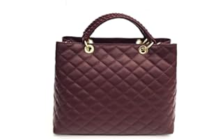 Superflybags Borsa Donna A Mano In Vera Pelle Trapuntata modello ALSACE Made In Italy