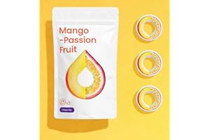 GENERISCH 3 x Air Up Pod Original Duft Pods mit Mango Maracuja Geschmack, Zubehör für Trinkflasche, 0 Kalorien, natürliche Aromen, aromatisierte Pads (Mango-Maracuja)