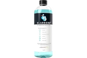 ‎KLARBERG KLARBERG® 1L Ultraschallreiniger Konzentrat I Reinigung von Brillen, Schmuck, Zahnersatz, Uhren im Ultraschallbad I Mit jedem Ultraschallreinigungsgerät nutzbar