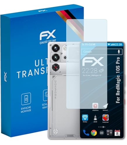 AtFoliX Protection Écran Film De Verre En Plastique Compatible Avec