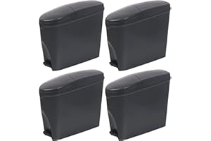 SUPAWASH-PRO Sanitary Bin 20L Slimline Washrooms Toilets Hygienic Disposal Pedal Container Bins for Female Ladies And Baby Hygiene Products x 4-20 litres Grey