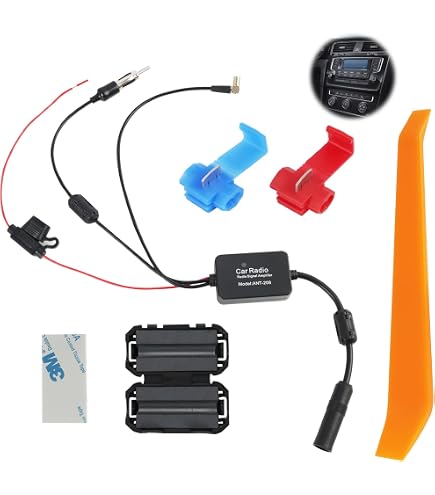 Amplificateur Antenne Radio Voiture FM/AM/DAB+ Fakra Z Vers SMB – Booster Signal 12V