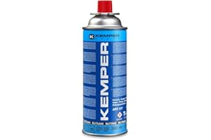 K KEMPER GROUP Ricarica per bombolette di butano da 220 g per fornello da campeggio a gas