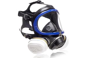 Dräger X-plore 5500 Maska do ochrony dróg oddechowych z wymiennymi filtrami gazowymi, oparami i cząstkami stałymi A1B1E1K1 Hg P3 R D