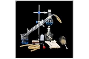 Laboratory Equipment Distillation Unit Set Laboratory Glassware Industrial Science Distiller Pure Dew Purification Making Essential Oils Alcohol Distilled Water Filter Chemical