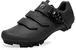 FOTGOAT Herren Mountainbike-Schuhe Damen für MTB-Schuhe mit Kompatible Installation SPD-Cleats