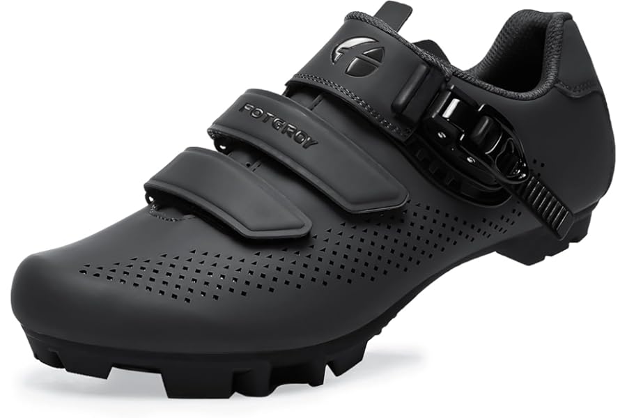 FOTGOAT Mens Mountain Bike Cycling Shoes Women for MTB-Shoes Compatible Installation SPD Cleats