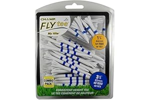 CHAMP 83mm (50pk) Mon Hite Flytees Combo Mixte