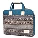 Produktbild Feisman 14 Zoll Laptop/MacBook Air Pro Retina und iPad Slim Sleeve, Laptop-Tasche 14 Aktentasche Messenger Bag mit Schultergurt und Griff für Laptop Notebook Ultrabook Chromebook Computer -(Blau)