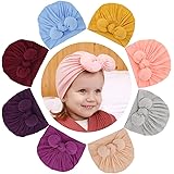 Cboo Bebe Turban Bonnets De Naissance Bandeau Cheveux Bebe Fille Coton Bonnet Bowknot Belle Chapeau Pour Bebe Filles Infant A Amazon Fr Vetements