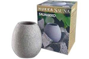SudoreWell Saunakko Dufttasse - Sauna Aromaschale aus Speckstein/Das Original aus Finnland von Hukka Sauna