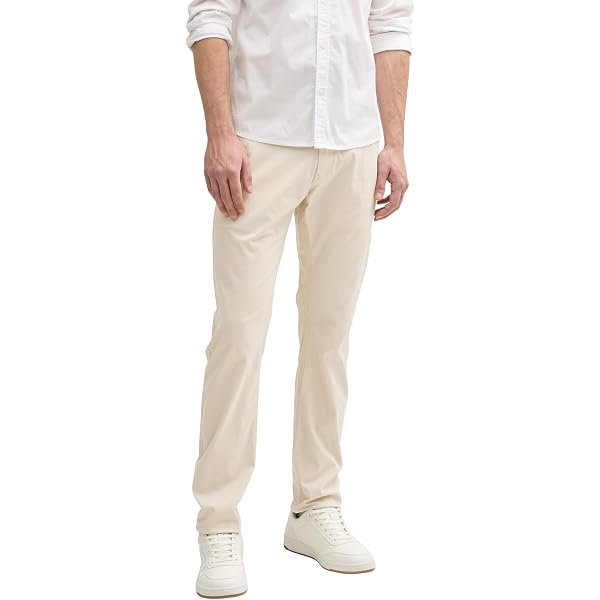 TOM TAILOR Uomo Pantaloni Leggeri Modello 1047264 | Casual Comfort Con Tessuto Sostenibile
