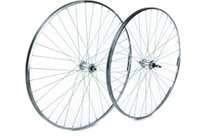 Raleigh - Tru Build 27 x 1 1/4 Rim Brake Wheel with Nutted Axle in Silver