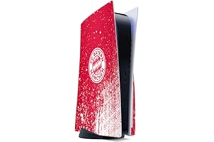 DeinDesign Skin kompatibel mit Sony PlayStation 5 Disc Edition Folie Sticker FC Bayern München Offizielles Lizenzprodukt FCB