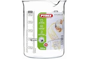 Pyrex Kitchen Lab Misuratore in vetro borosilicato, 0.5 Litri, 500 ml