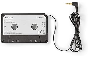 NEDIS Adaptateur Cassette | 3,5 mm Mâle | Noir
