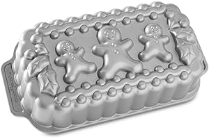 NORDIC WARE NordicWare 89848 Moule en forme de famille en pain de gingembre, aluminium, argent, 27,94 x 14,605 x 6,35 cm