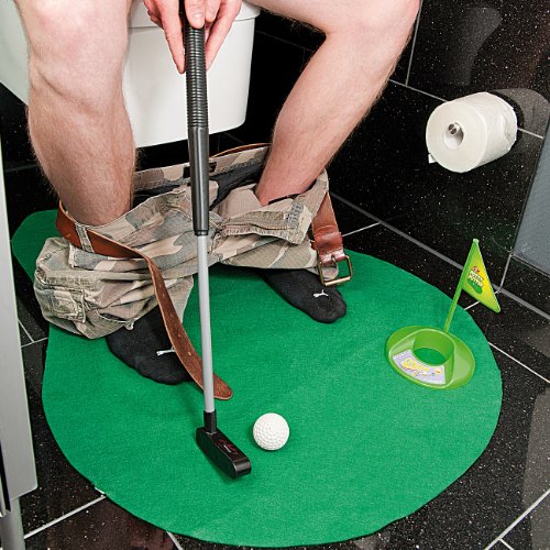 infactory Lustiges Golfspiel-Set für Bad & WC - 2