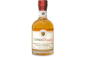 Mussini Condi Chianti - Vinaigre de vin balsamique clair avec pinot grigio IGP de moût de raisin italien 250 ml