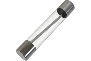AUPROTEC Fusibile in vetro 6,35 x 32 mm, fusibile fine 5 A – 50 A, fusibile 1/4 x 1 1/4 pollici, selezione: 50 A, 1 pezzo