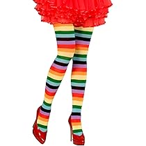 Bunte ringelstrumpfhosen damen Clearance