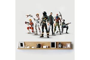 Grenric 3D Gamer Jungen Tapete Wandaufkleber Aufkleber Kinder Schlafzimmer Hintergrund Wanddekoration Selbstklebend Wandaufkleber Videospiel Aufkleber Geburtstag Party Supplies