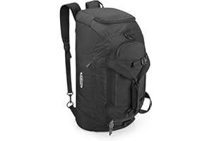 G4Free 3-drożny plecak podróżny Duffel 40 l bagaż Gym torba sportowa z kieszenią na buty, czarny, 40, Walizka